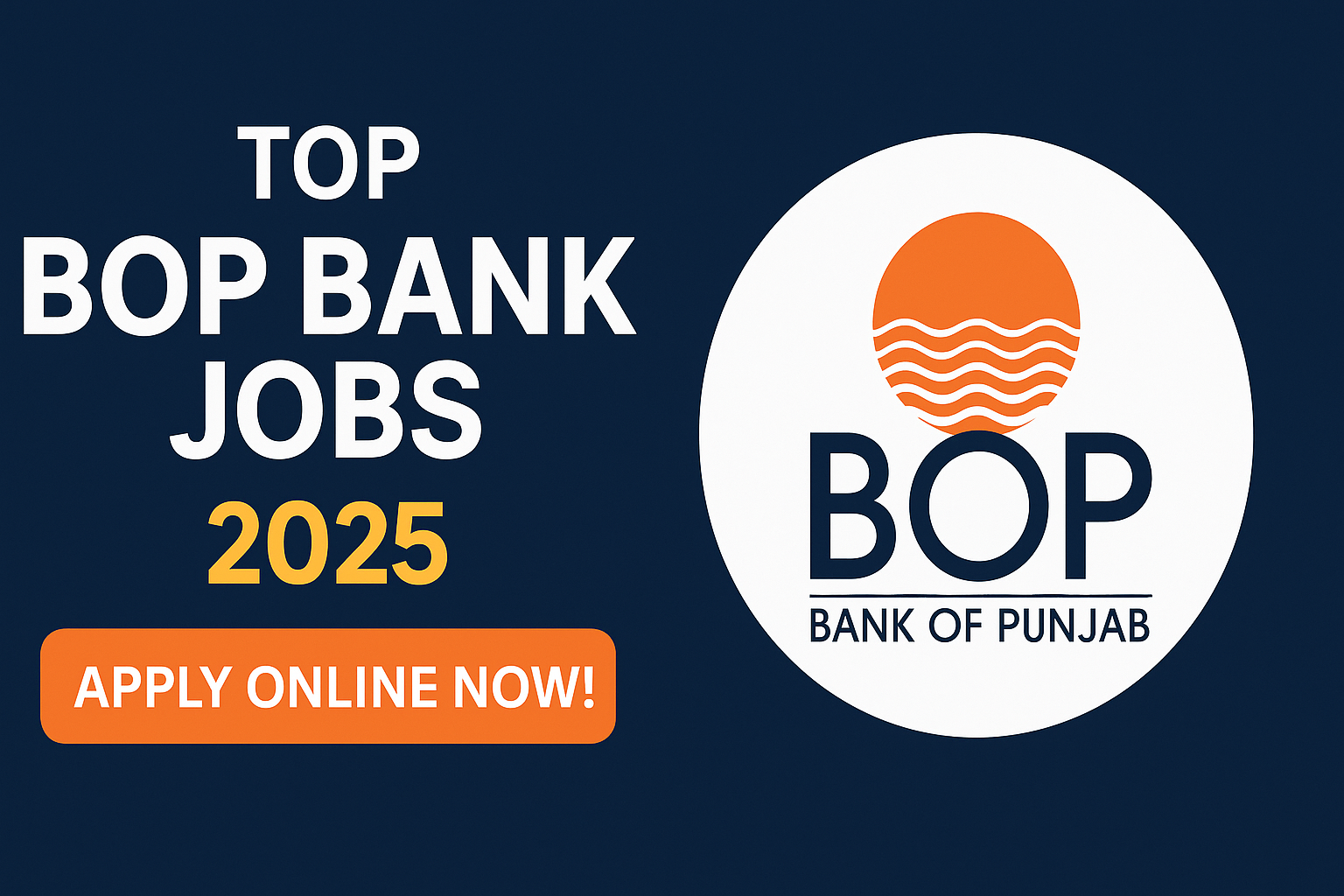 BOP Bank Jobs 2025 | Online Registration