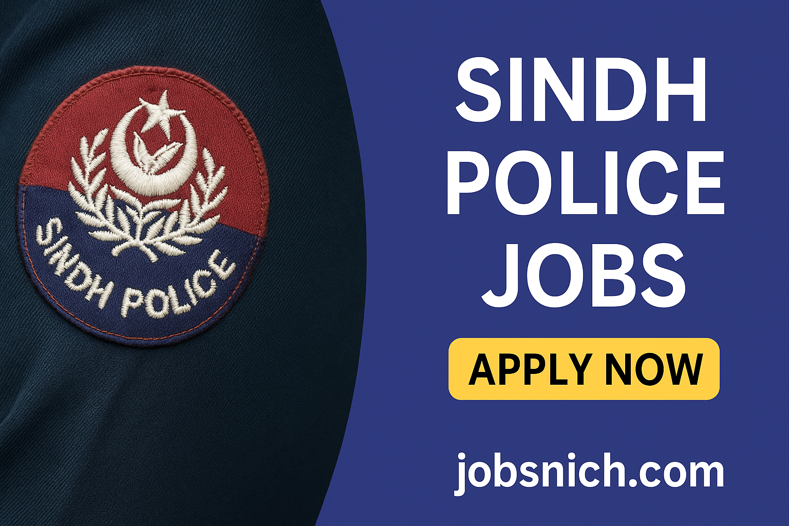 Sindh Police Jobs 2025 – Apply Online