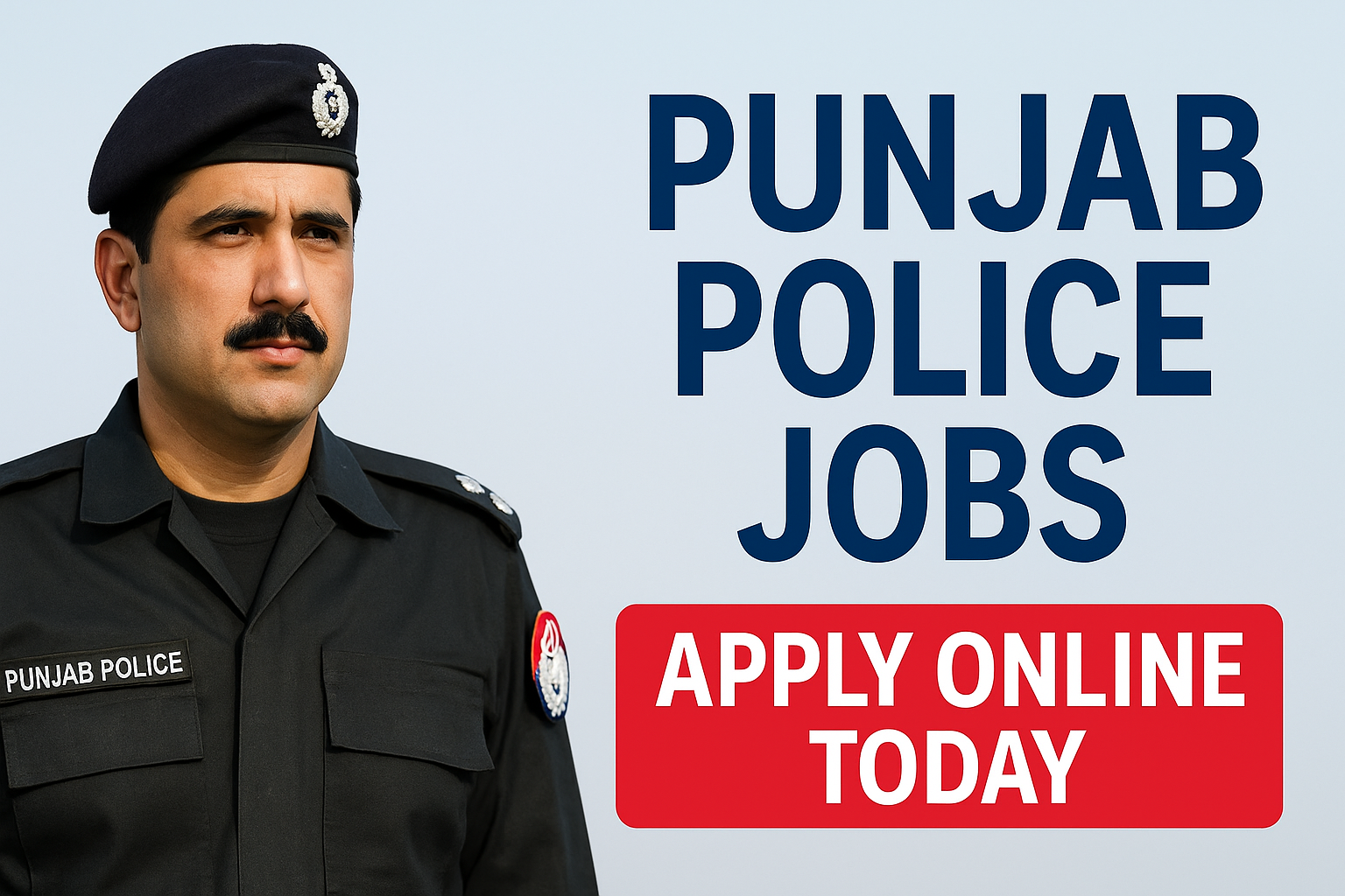 Punjab Police Jobs 2025 – Apply Online Today